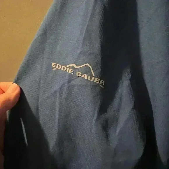 Eddie Bauer Weatheredge Men's waterproof Breathable Sz L light Jacket Rain/Wind - Picture 3 of 8